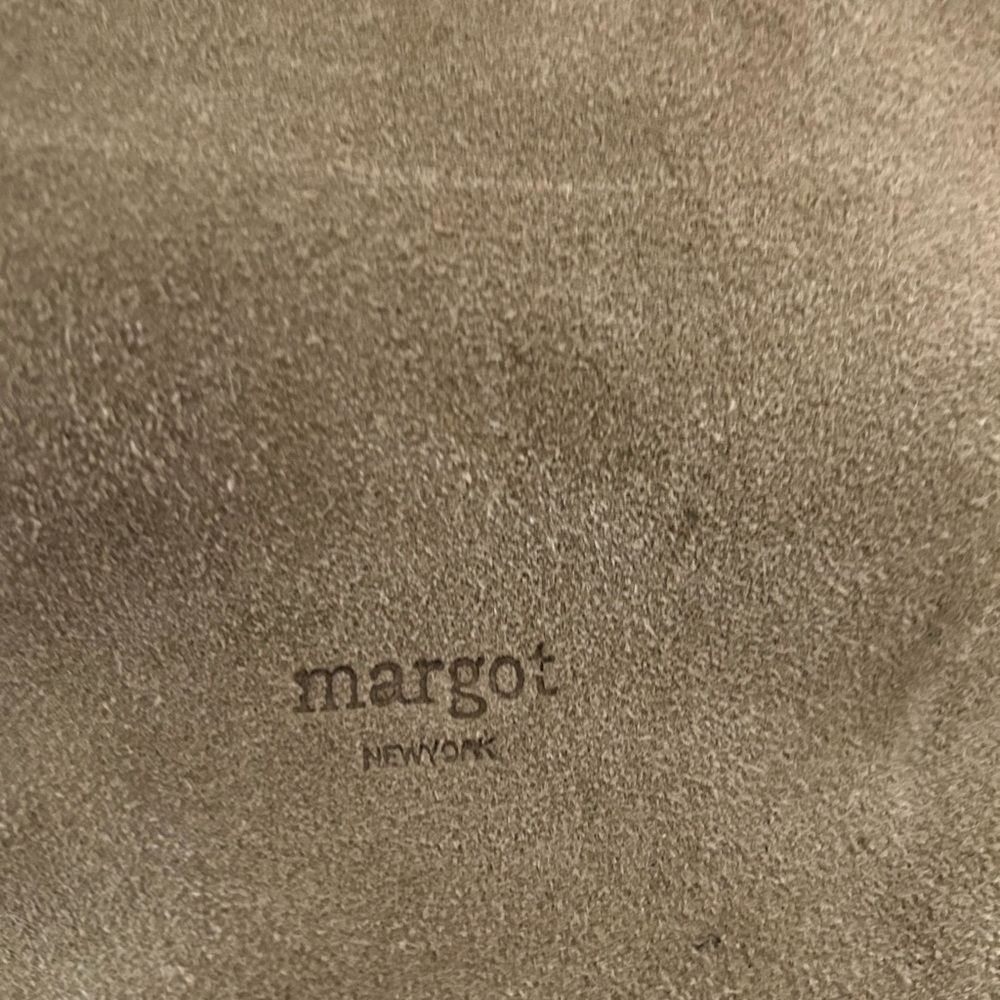 Margot Beige Suede Tote - Picture 4 of 4